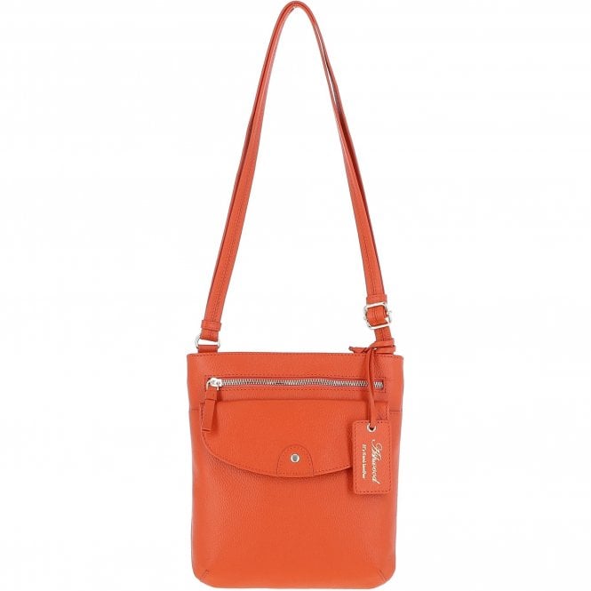 Ashwood Leather Crossbody Bag Orange: CB-5