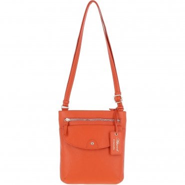 Ashwood Leather Crossbody Bag Orange: CB-5