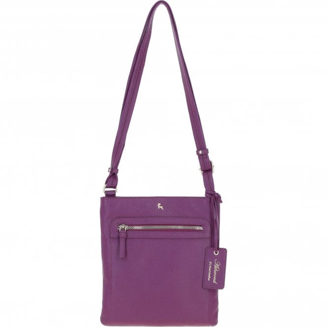 Ashwood Leather Crossbody Bag - Raspberry: CB-3 (63014)