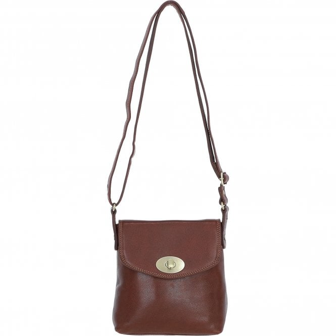 Ashwood Leather Crossbody Bag Tan: M-83