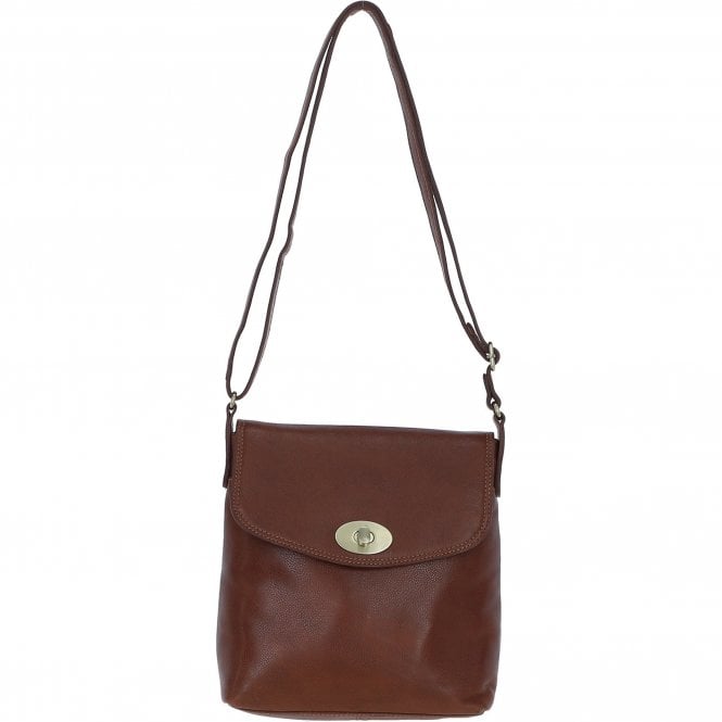 Ashwood Leather Crossbody Bag Tan: M-84