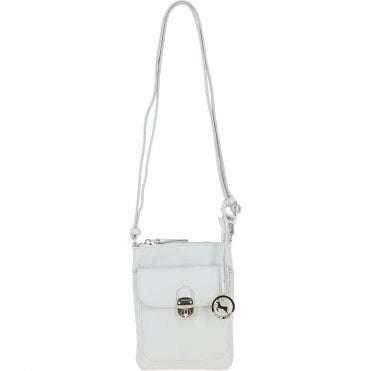 Ashwood Leather Crossbody Bag White: Y-51