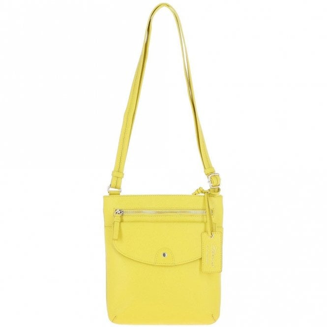 Ashwood Leather Crossbody Bag Yellow: CB-5