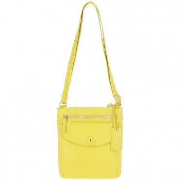 Ashwood Leather Crossbody Bag Yellow: CB-5