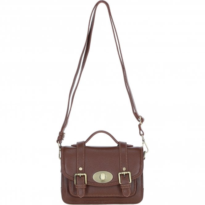 Ashwood Leather Elegance Crossbody Bag Tan: M-88