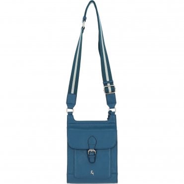 Ashwood Leather Exquisite Crossbody Bag Teal: X-33