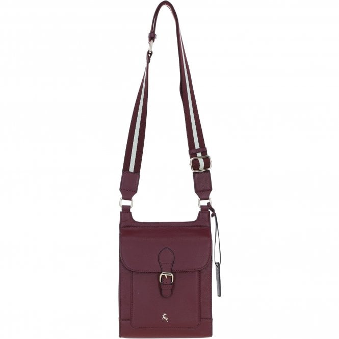 Ashwood Leather Exquisite Crossbody Bag Wine: X-33