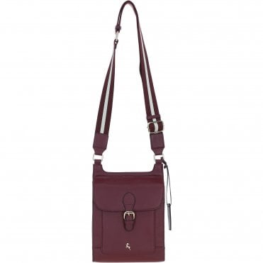 Ashwood Leather Exquisite Crossbody Bag Wine: X-33