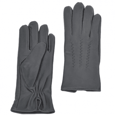 Leather Gloves Grey : 401