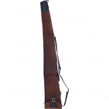 Leather Gun Slip Cognac Oily Brown: Savoy