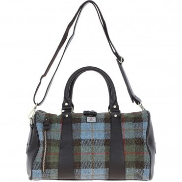 Ashwood Leather & Harris Tweed® Cloth Doctor Holdall Brown/Mcload: TW-46-01-BM