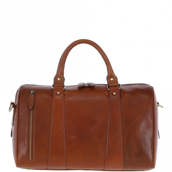 Ashwood Leather Holdall – Honey: T-76