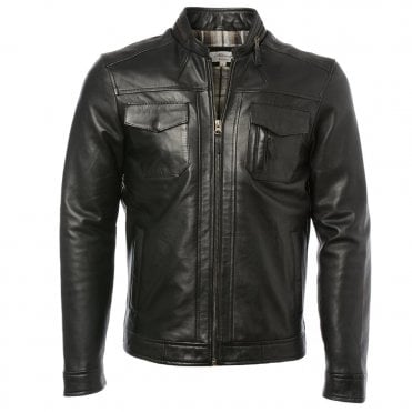 Leather Jacket Black : 1895