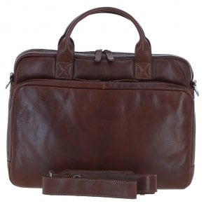 Ashwood Leather Men’s Messenger Laptop Bag Chestnut: S-63