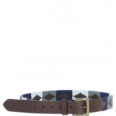 Ashwood Leather Multicolored Handmade Belt White: POF-45