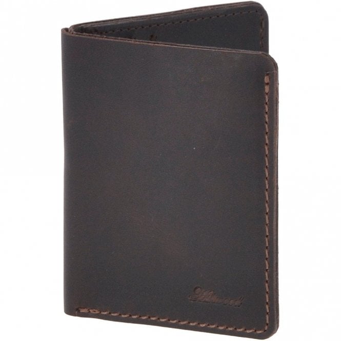 Ashwood Leather Oily Hunter 6 Card Wallet Brown : 1886