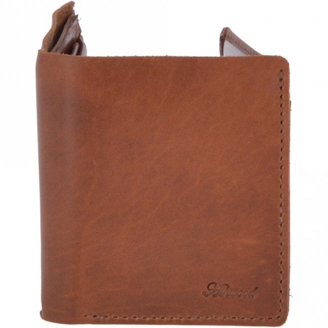 Ashwood Leather Oily Hunter Bill Fold Card And Identification Wallet Chestnut : 1885