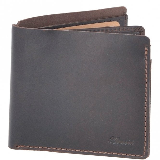 Ashwood Leather Oily Hunter Wallet With ID And Coin Section Brown : 1884