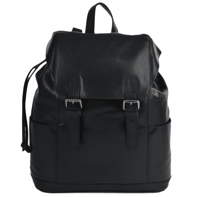 Ashwood Leather Rucksack Black : Harvey