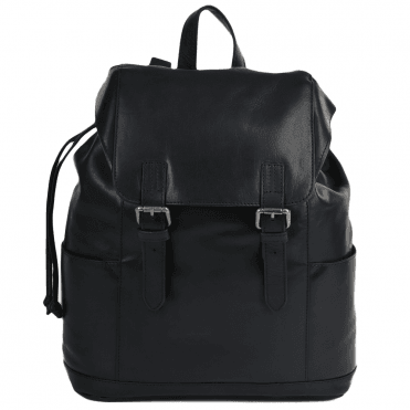 Leather Rucksack Black : Harvey