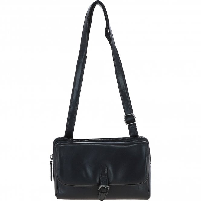 Ashwood Leather Shoulder x Crossbody Bag Black: P-65
