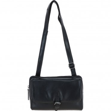 Ashwood Leather Shoulder x Crossbody Bag Black: P-65