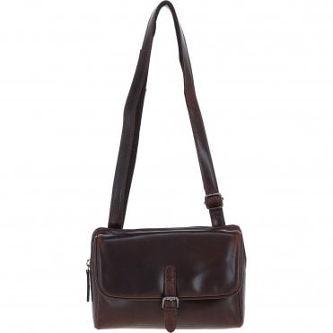 Ashwood Leather Shoulder x Crossbody Bag Brandy: P-65