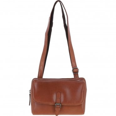 Ashwood Leather Shoulder x Crossbody Bag Tan: P-65