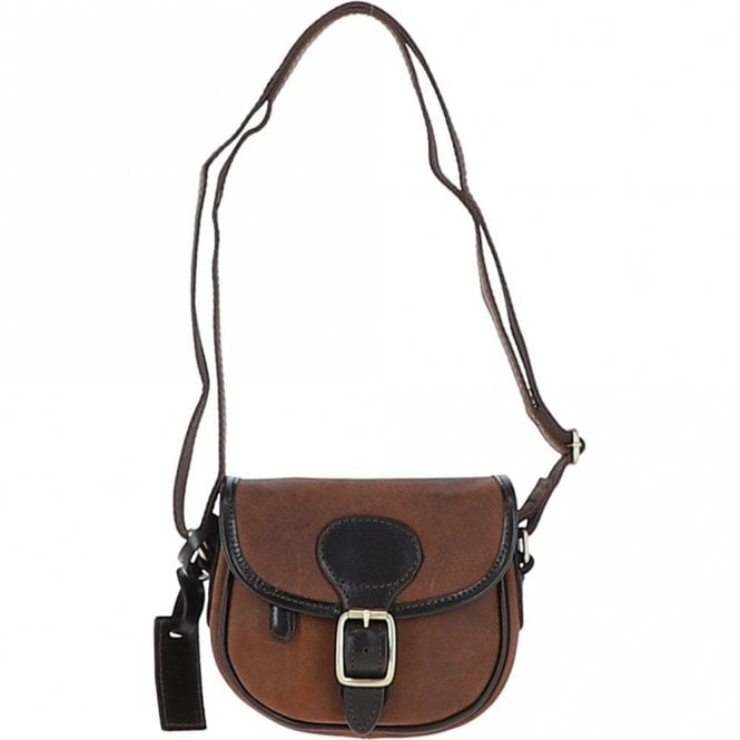 Ashwood Leather Small Saddle Bag Oily Brown: Jill