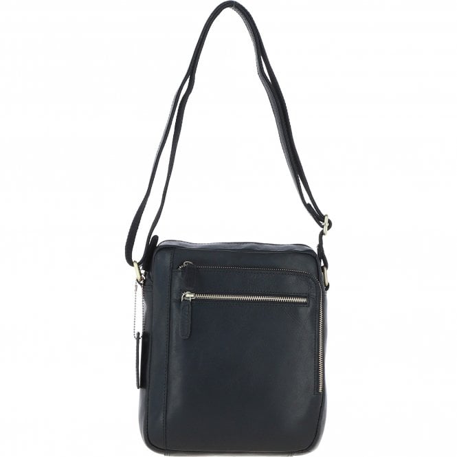 Ashwood Leather Travel Flight Bag Black: K-42