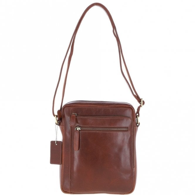 Ashwood Leather Travel Flight Bag Chestnut: K-42