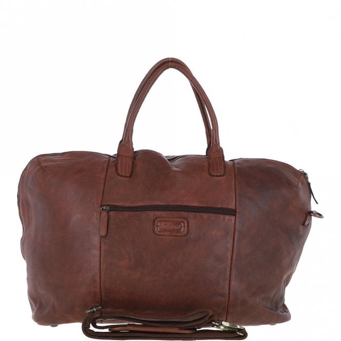 Ashwood Leather Travel Holdall Brandy : Dylan
