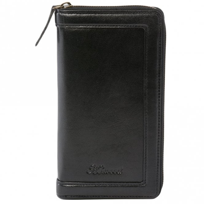 Ashwood Leather Travel Wallet Black : TW-01
