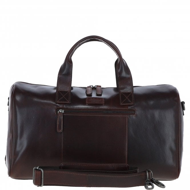 Ashwood Leather Travel Weekend Duffle Bag Brandy: P-68