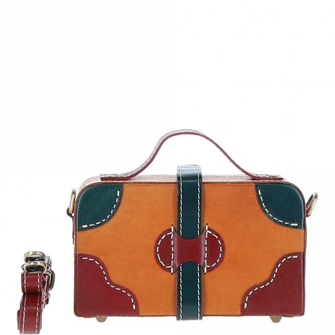 Ashwood Leather Trinket Box Orange: VIN-7