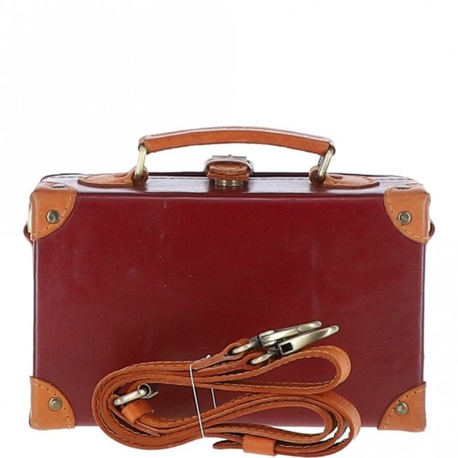 Ashwood Leather Trinket Box Red: VIN-11