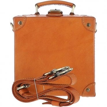 Ashwood Leather Trinket Box Tan: VIN-8