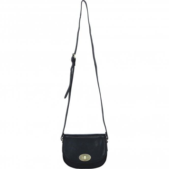 Ashwood Leather Vintage Crossbody Bag Black: M-90