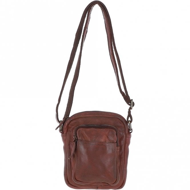 Ashwood Leather Vintage Small Flight Shoulder Bag Brandy : FIN