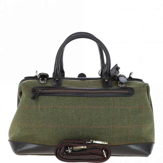 Ashwood Leather Weekend Holdall Tweed : DR BAG