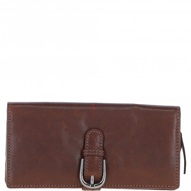 Ashwood Leather Women's Medium Sleek Purse Chestnut: S-41