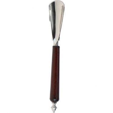 Luxuary Leather Handled Shoe-Horn Chestnut: LF-129