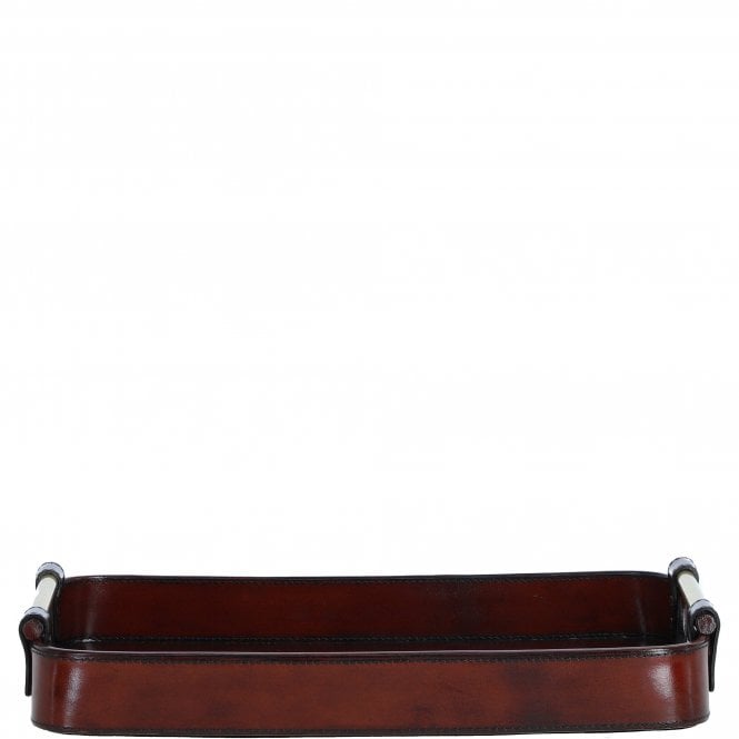 Ashwood Luxuary Leather Serving Tray Chestnut: LF-157