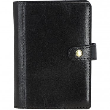 Ashwood Luxury Leather A5 Notebook - Refillable & Handcrafted Cover Black: LF-112