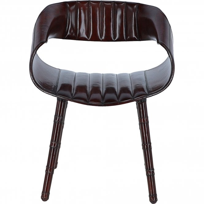 Ashwood luxury Leather Nougat Chair Chestnut: LF-141