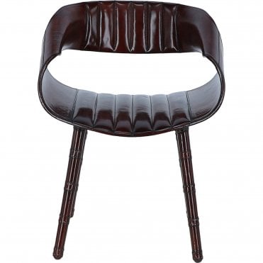 Ashwood luxury Leather Nougat Chair Chestnut: LF-141