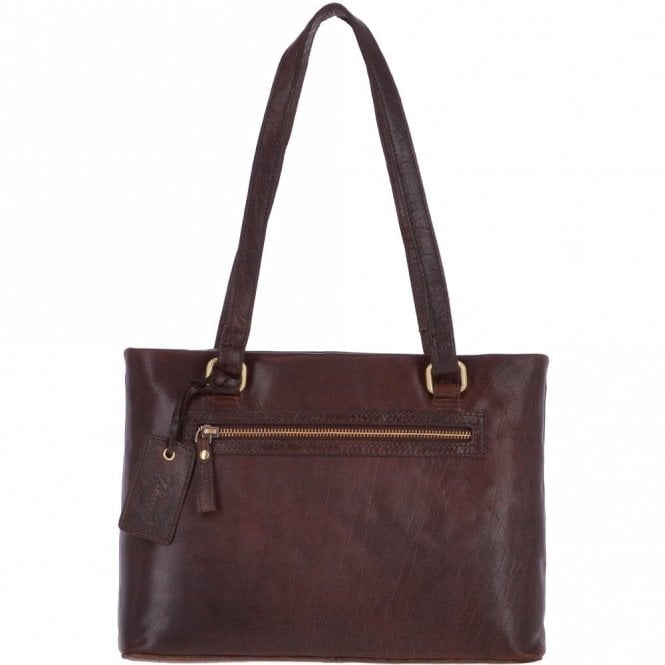 Ashwood Medium Vintage Leather Handbag Brandy – G26