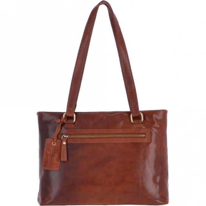 Ashwood Medium Vintage Leather Handbag Honey – G26