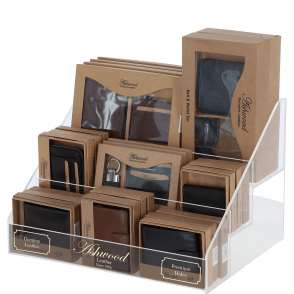 Ashwood Men's Assorted 50 Wallet Bundle + FREE Display Stand Included
