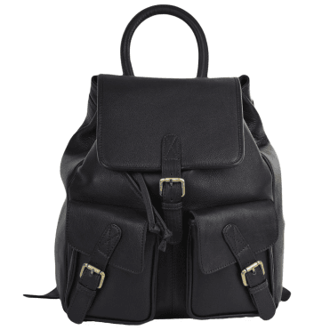 Mens Leather Backpack - Rucksack Brown